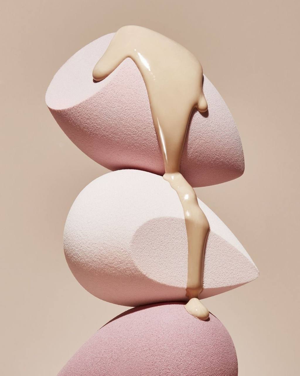 Professional makeup sponge detail